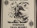 Brutal Attack - Stronger Than Before LP ROR kbd punk oi Last Resort Combat 84