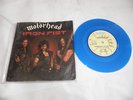 motorhead iron fist blue vinyl  record 7