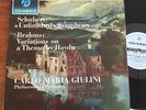 Columbia SAX 2424 ED1 UK Org Carlo Maria Giulini B/S Schubert Brahms EX