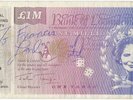 Screaming Lord Sutch *Signed £1M Bank Of Loonyland Thatcher Note