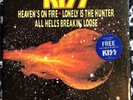 Kiss-Heaven’s On Fire 12” Vinyl W/LImited Edition Poster Nm