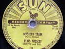 ELVIS PRESLEY-MYSTERY TRAIN /I FORGOT TO REMEMBER ON SUN R&B BLUES 78RPM