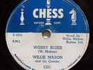 WILLIE MABON-WORRY BLUES ON CHESS BLUES 78RPM