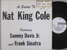A SALUTE TO NAT KING COLE Frank Sinatra & Sammy Davis Jr RARE LP Reprise 1960s