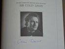 Sir Colin Davis Franklin Mint LIMITED EDITION  SIGNED box set 5 LP MINT
