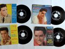4 x Elvis Presley Singles - Sentimental Me / Muß i denn / O Sole Mio / Rock A Hu