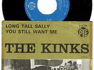 THE KINKS 7'' - Long tall Sally, rare Sweden -66, PS