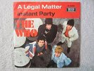 Single / THE WHO / DE PRESSUNG / 1966  / RARITÄT /  A LEGAL MATTER /