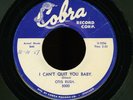 CHICAGO R&B CLASSIC BLUES 45 OTIS RUSH I Can't Quit You Baby/Sit Down Baby COBRA