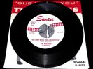 BEATLES 1964 MONO SWAN S-4182-S SIE LIEBT DICH RARE ONE LINE TITLE VIRTUE STUDIO