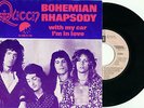 QUEEN Bohemian Rhapsody (1975 DUTCH FIRST PRESS PS *NEAR MINT* VINYL SINGLE 7