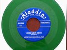 LESTER YOUNG - D.B. BLUES b/w LESTER BLOWS AGAIN- ALADDIN 45 - GREEN VINYL