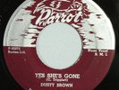 HEAR IT 50's Blues 45 rpm record Dusty Brown 