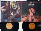 NEIL YOUNG LIVE RUST REPRISE P-5575,6R Japan VINYL 2LP