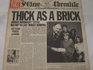 Jethro Tull Thick As A Brick Reprise MS2072 Stereo Vinyl LP 1st Press Newspaper