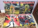 4 Iron Maiden LP lot-JAPAN KILLERS NUMBER OF THE BEAST SELF TITLED HARVEST LP
