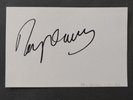 The Kinks - Ray Davies Signed Card