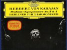 4-TRACK DGG TAPE: BRAHMS SYMPHONIES #3 & #4 / KARAJAN / DOUBLE-PLAY / GRAND PRIX