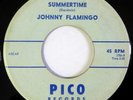 JOHNNY FLAMINGO 45 Summertime/I PICO doo wop VG++ kz340