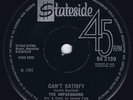 THE IMPRESSIONS 1969 UK 45  - CAN'T SATISFY / YOU'VE BEEN CHEATIN'