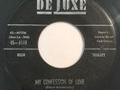 * DONNIE ELBERT My Confession Of Love / Peek-A-Boo DOO WOP R&B DeLuxe 45 Hear