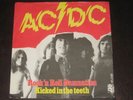 AC/DC rare '78 HOLLAND ONLY 45 Rock 'N' Roll Damnation / Kicked In The Teeth  PS