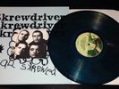 SKREWDRIVER ALL SKREWED UP punk oi blue vinyl with bonustracks Lp EX/EX 12