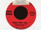 BONNIE HERMAN Hush Don't Cry on Columbia Northern Soul 45 Rare Stock Copy Hear