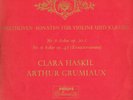 GRUMIAUX Violin HASKIL Piano BEETHOVEN Sonatas 6 & 9 PHILIPS A-430L Minigroove