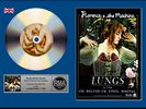 Florence and the Machine - Lungs - Signed Platinum Disc Replica Music Award