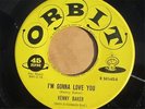 KENNY BAKER I'm Gonna Love You/Goodbye Little Star TEEN ROCKABILLY ORBIT 45 HEAR