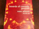 Original Boards of Canada Geogaddi official store promotion poster