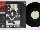 DISCHARGE PUNK AND DESTROY VAP 35122-25 Japan OBI poster VINYL LP