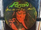 POISON Open Up And Say Ah L.P Picture Disc - RARE UK 1988 w/Insert - ESTP 2059