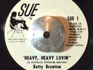 FUNK SOUL 45 -  BETTY BREWTON - HEAVY HEAVY LOVIN /PERSHING RARE PROMO VG++ HEAR