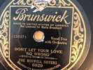 Bruns 6929 Boswell Sisters PRACTICE WHAT YOU PREACH 1934 E  78 rpm