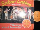SABOR LATINO / FIESTA EN EL BARRIO / VENEZUELA ORIGINAL  SALSA - DESCARGAS  LP .