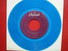 Beatles  RARE  * WHILE MY GUITAR GENTLY WEEPS  * BLUE VINYL JUKE BOX  45  NM