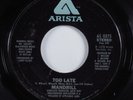 70s Soul 45 MANDRILL Too Late ARISTA HEAR