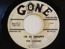 UNIQUES I'm So Unhappy / I'm Confessin' GONE Doo Wop DJ PROMO