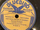 Bluebird 6309 Monroe Brothers IN EXCHANGE FOR YOUR SOUL 1936 Country 78 rpm