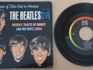 THE BEATLES SOUVENIR OF THEIR VISIT TO AMERICA 1964 VJ EP 1-903 RECORD & JACKET