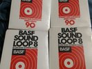 Unrecorded BASF SOUND LOOP 8 Track tapes