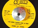 NORTHERN SOUL 45 - BOBBY ST. JAMES - I'VE BEEN TAKEN FOR A RIDE RARE VG++ HEAR