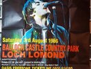 Large Oasis Loch Lomond Poster, Britpop, Noel Gallagher, Liam Gallagher