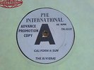 The Rivieras - California Sun 1963 UK 45 PYE INTERNATIONAL DEMO SURF