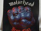 SIGNED  MOTORHEAD IRON FIST VINYL ALBUM 1982 GREY LETTERING EUROPEAN EDITION