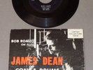 JAMES DEAN ON CONGA DRUMS Romeo 100 beatnik jazz dialogue 45 & sleeve 1957 G+/V+
