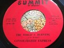 Rare Unknown Garage Fuzz Psych 45 Consolidated Express The World's Burning HEAR