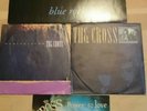 QUEEN - THE CROSS : LP - BLUE ROCK + 3 Single